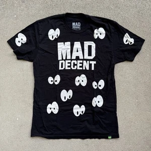 Rare Mad Decent Eyes Logo T-Shirt Large - Limited Release Diplo Club EDM Rave - Picture 1 of 7