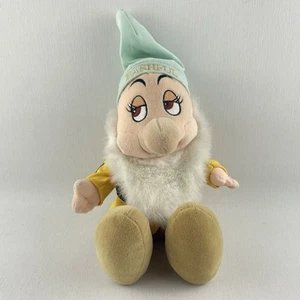 Disney Store UK Bashful Plush 12” Snow White and the 7 Dwarfs Bean Bag Toy - Picture 1 of 11