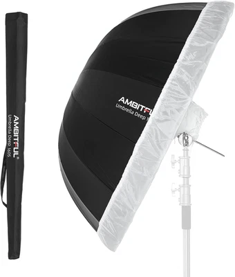 UB-160S 63In 160Cm Parabolic Inner Silver Reflec Umbrella Studio Light Umbrella  - Image 1 of 4