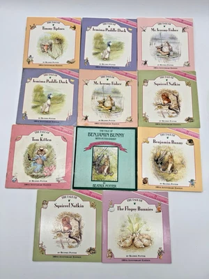 SET (11) VTG Beatrix Potter Peter Rabbit 100th Anniversary Sticker Books - Read Foto 1 de 4