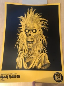 Poster Iron Maiden Run For Your Lives Tour, Eddie's Dive Bar Berlin, limitiert - Picture 1 of 3