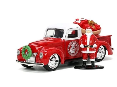 JADA TOYS, FORD PICK-UP SANTA 1941 rosso, 1/32,  JAD34279 - Immagine 1 di 2