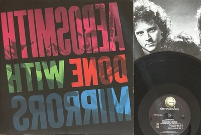 FULLY TESTED! Aerosmith – Done With Mirrors (2017 180g Reissue US LP) VG+ - Image 1 of 4