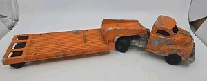 Vintage Hubley Low Boy Trailer & Truck Missing Roller - Picture 1 of 10