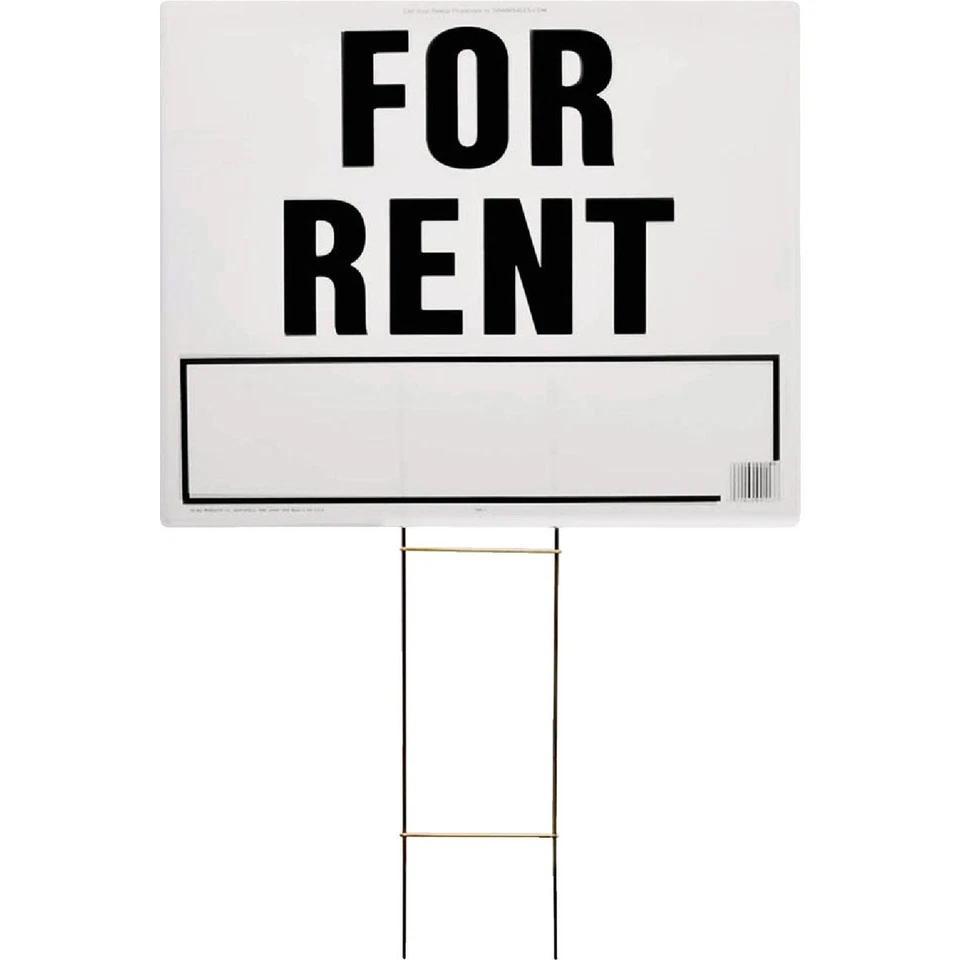 Hy-Ko Corrugated Plastic Sign, For Rent LFR-4 Hy-Ko LFR-4 029069001537 Plastic - Image 1 of 1