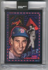 Topps Project 2020 - Ted Williams #74 - Efdot - Print Run: 8897