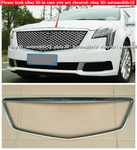 For 2018-20 Cadillac XTS ABS Silver Front Bumper Center Grille Grill Frame Trim - Imagen 1 de 6