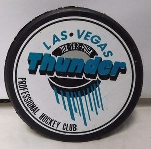 Las Vegas Thunder Professional Hockey Club 50th Anniversary Puck sehr selten B - Bild 1 von 2