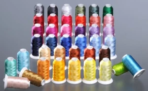 NEW 40 LARGE EMBROIDERY THREADS COUNTRY SET for BROTHER - Picture 1 of 1