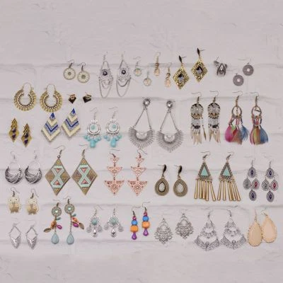 Vintage Bohemian Multi style Hook Tassel Dangle Women's Earrings Discount Cheap - Image 1 of 4