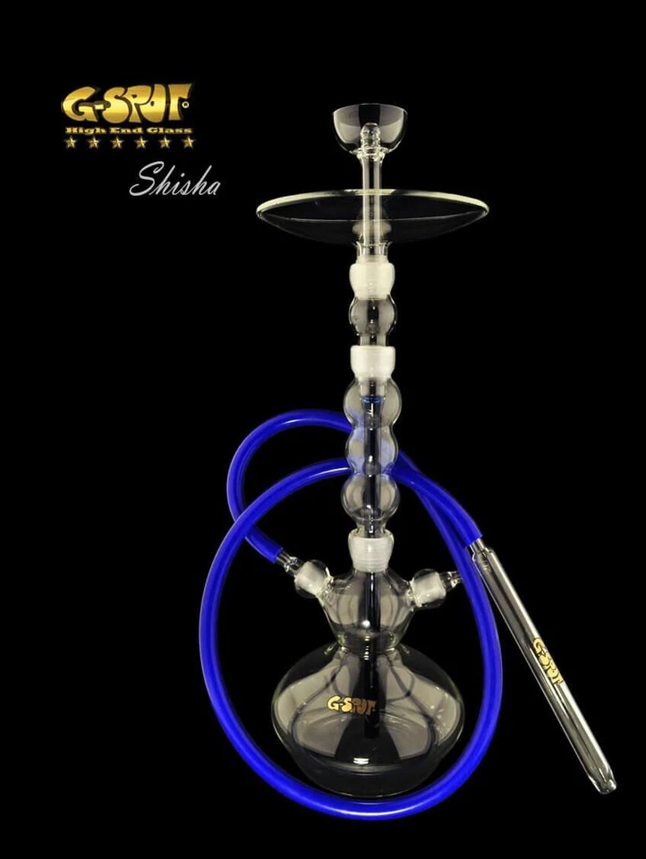 Shisha komplett aus Borosilikatglas mundgeblasen - Bild 1 von 1