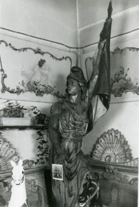 France Merry Go Round Fairground Ride Detail Statue Marianne Old Photo 1960 - Imagen 1 de 3
