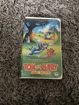 Tom and Jerry - The Movie (VHS, 1993) Clamshell Case - Image 1 of 3