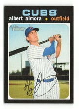 2020 Topps Heritage Albert Almora  #42   Chicago Cubs Baseball Card