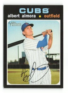 2020 Topps Heritage Albert Almora  #42   Chicago Cubs Baseball Card