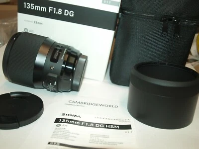 Sigma 135mm F1.8 ART DG HSM NEW PRIME TELE Lens f/ L MOUNT CAMERA in FACTORY BOX - Image 1 of 4