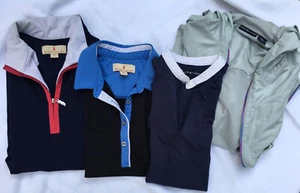 Bundle Of 3 Womens Golf Shirts + Rain Coat Size XS Oxford Golf Sport Haley - Picture 1 of 10