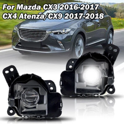 Светодиодная противотуманная фара на передний бампер для Mazda CX3 2016-2017 CX4 Atenza/CX9 2017-2018 - Изображение 1 из 4