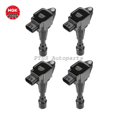 Bobina de encendido 4 piezas OEM NGK ZJ20-18-100 para Mazda 2 L4 1,5 L 2011 2012 2013 2014 Foto 1 de 4