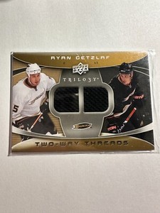 K98,930 - 2008-09 Upper Deck Trilogy Two-Way Threads #2WRG Ryan Getzlaf Jersey