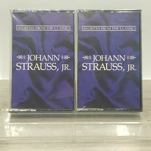 Johann Strauss Jr. Favorites From the Classics Cassette Tapes 1 & 2 New & Sealed - Picture 1 of 7