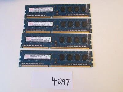 Hynix HMT325U6CFR8C-H9 4x2Gb=8Gb PC3-10600 1333Mhz DDR3 Desktop Memory RAM 4297 - Image 1 of 2