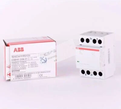 1pc ABB ESB40-20N-01 Installation Contactor 24V AC/DC 1SAE341111R0120 - Image 1 of 3