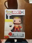 Ivan Drago Rocky Funko Pop #21 AUTHENTIC Figure Damaged New