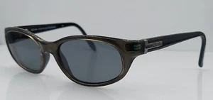 Xoor 2950 Black Gray Translucent Oval Sunglasses Italy FRAMES ONLY - Picture 1 of 7