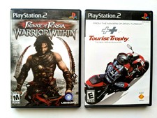 Prince of Persia: Warrior Within + Tourist Trophy (PS2) Lot Complete w/Manuals
