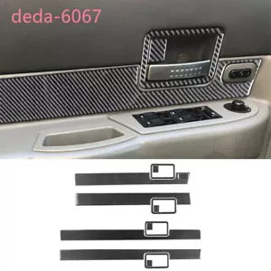 Panel de puerta interior de fibra de carbono 13 piezas moldura decorativa para Dodge Durango 2004-09 - Imagen 1 de 14