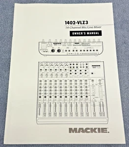 Mackie 1402-VLZ 3...14-Channel Mic/Line Mixer Owner's Manual - Picture 1 of 2