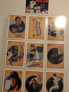 NOLAN RYAN 1990 OBERDECK HEROES Komplettset mit Kopfzeile - 10 KARTEN - NM/NEUWERTIG; HOF - Bild 1 von 11