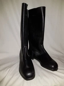 RDA botas de cuero oficial granulado NVA MdI Bepo talla 27/40,5 años 70/80 - Imagen 1 de 6