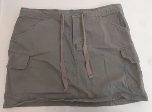 Union Bay Army Green Cargo Skirt Sz 7 - Picture 1 of 12