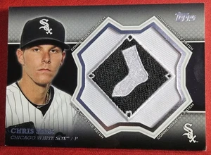 2013 Topps Commemorative Patch Chris Sale #CP-22 Chicago White Sox - Picture 1 of 4