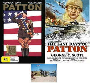Patton & The Last Days Of Patton DVD 3-Disc Set George C Scott w D-Day Monument - Picture 1 of 4