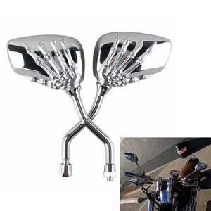 Motorcycle Rearview Mirrors 10mm For Honda Shadow Spirit Aero ACE VT 750 1100 - Picture 1 of 19