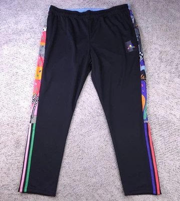 Pantalones de chándal Adidas para hombre XXL Tiro Pride cónicos HC9785 cintura elástica jogger usados en excelente estado Foto 1 de 4