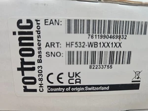 ROTRONIC HF532-WB1XX1XX HYGROFLEX TRANSMITTER TEMPERATURE - Picture 1 of 1