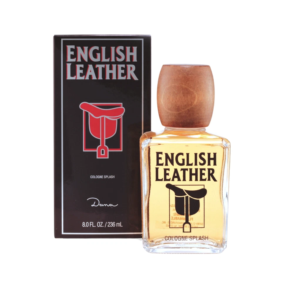 Dana 英国皮革古龙水 8.0 盎司 Splash 全新男式 — 第 1/1 张图片