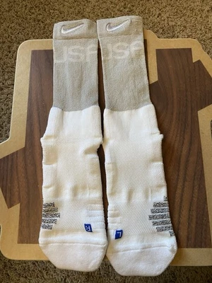 Nike EE. UU. Equipo Olímpico Authentics L Calcetines Blancos Equipo de Jugador Rápido Emitido NBA Foto 1 de 4