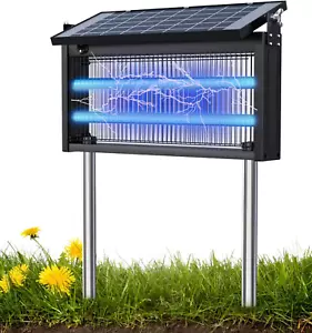Bug Zapper Outdoor - Mosquito Repellent Outdoor Patio,Solar Bug Zapper for Outdo - Picture 1 of 12