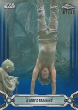 2019 Star Wars Chrome Legacy A Jedi's Training Blue Refractor 113 /99