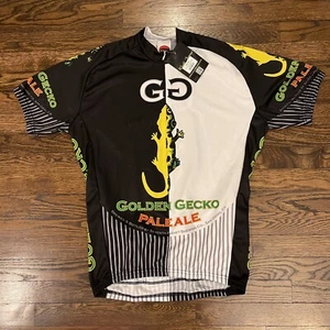 NEU World Jerseys "Golden Gecko" Bier Radtrikot Oberteil Medium - Bild 1 von 6