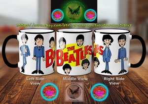 The Beatles Cartoon Series (1965 - 1967) 11 oz Hot/Cold Beverage Mug (18 Colors) - Picture 1 of 36