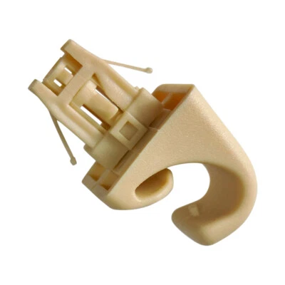 Car Interior Sun Visor Clip Beige for Toyota Camry Highlander Solara Prius RAV-4 - Imagem 1 de 4