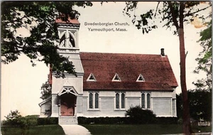 Antique Swedenborgian Church Yarmouth Port Massachusetts Postcard c1915 JL15 - Picture 1 of 2