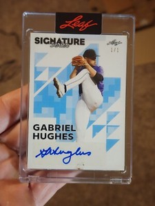 Gabriel Hughes 2023 Leaf Signature Series Pixel Art Auto #d 1-1