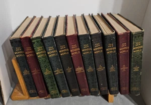 The New Wonder World Vintage Encyclopedia 1951 Set Volumes 1-11 - Foto 1 di 4